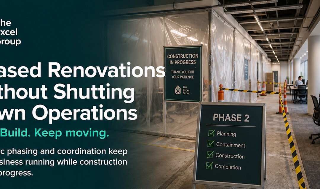 Learn how phased renovations in occupied buildings help maintain operations during construction through strategic planning, scheduling, and coordination.